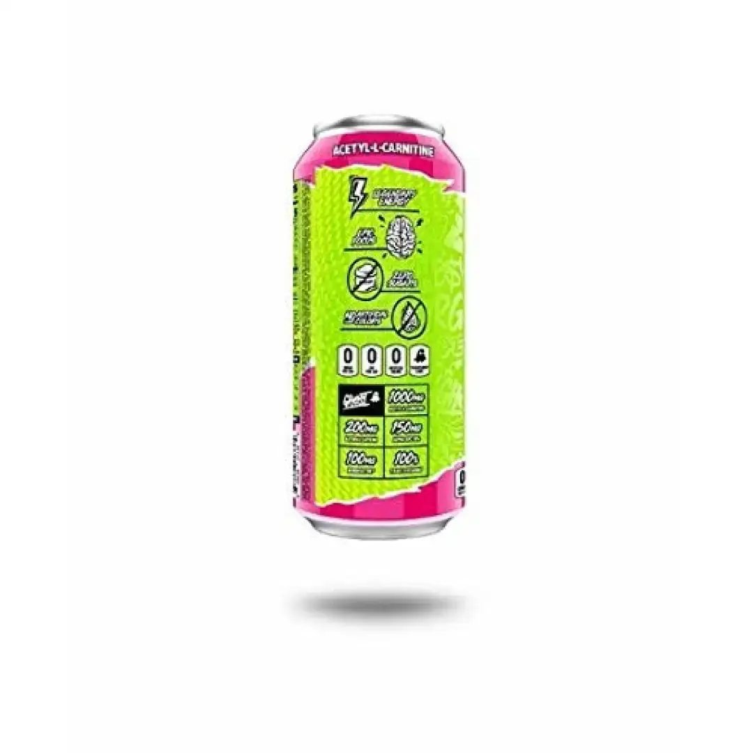 GHOST ENERGY Warheads Sour Watermelon Sugar-Free Energy Drink - 12-Pack, 16oz Cans - Image 4
