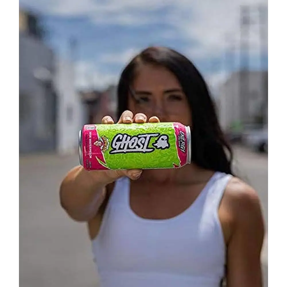 GHOST ENERGY Warheads Sour Watermelon Sugar-Free Energy Drink - 12-Pack, 16oz Cans - Image 5